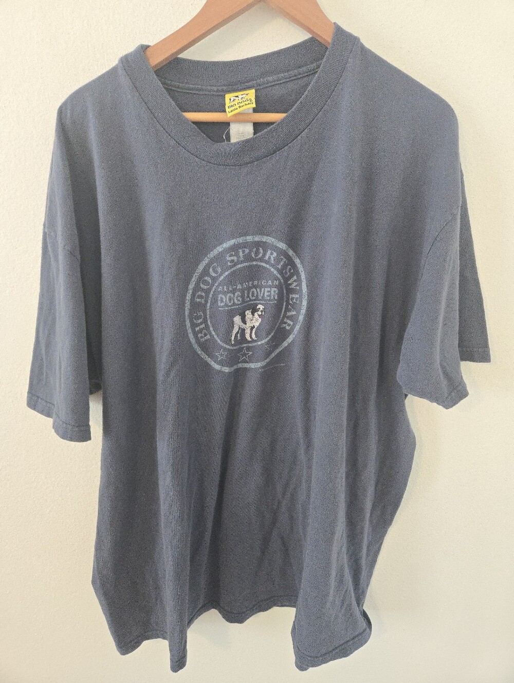 Vintage Big Dog Sportswear T Shirt Mens XXL All American Dog Lovers